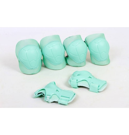 Детская защита наколенники, налокотникм, перчатки ZEL SK-4684G ENJOYMENT 