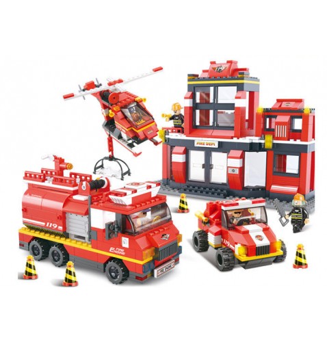 Конструктор SLUBAN M38-B0226 «Пожарные спасатели»